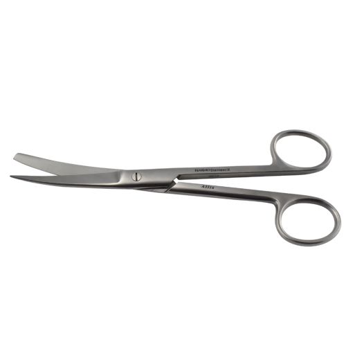 scissors surgical 16cm curved s/b