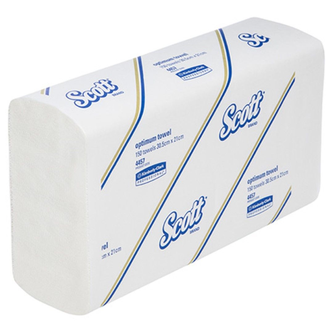 scott optimum hand towel / 150 towels / 30.5 cm x 21cm / carton of 16