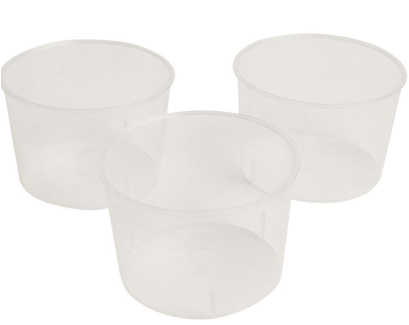 bowl gallipot / disposable / sterile / 60mm / box of 50