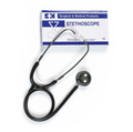dual head stethoscope / child / black / each