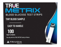 true metrix blood glucose test strips / bx100