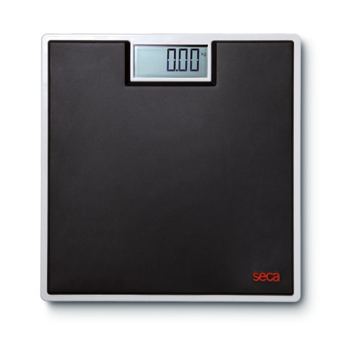 seca digital flat scale with high-quality two component rubber surface