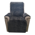 Sheepskin Overlay Long With Arms - Charcoal