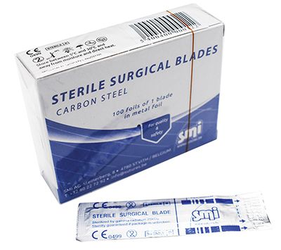 smi surgical blades no.15 / box of 100