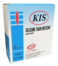 kis silicone foam dressing / border / 10 x 10 (6.2 x 6.2)cm / box of 10