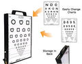 eye chart cabinet illuminated