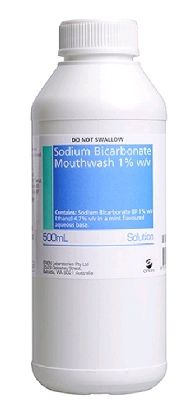 sodium bicarbonate mouthwash / 500ml