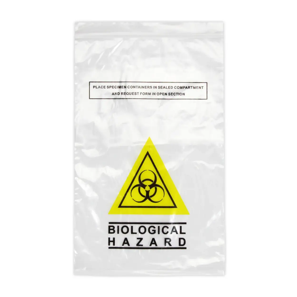 specimen bag clear 270 x1 60mm rear panel / box of 2000