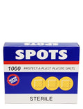 spots protect-a-plast plastic spots / 22mm / box of 1000