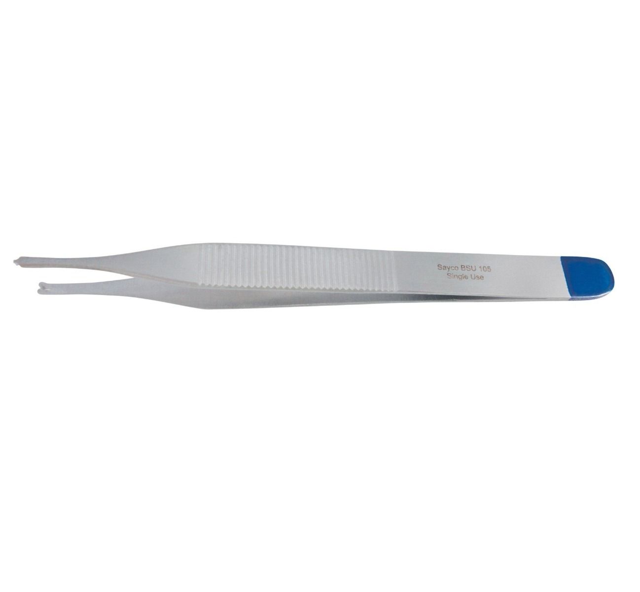 sayco adson tissue forceps / micro / 1x2 teeth / 12cm