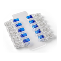 sure-lock electrode clips  blue/ pack of 10