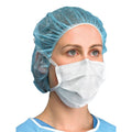 primed level 2 surgical soft mask / tieback 3 ply / white / box of 50