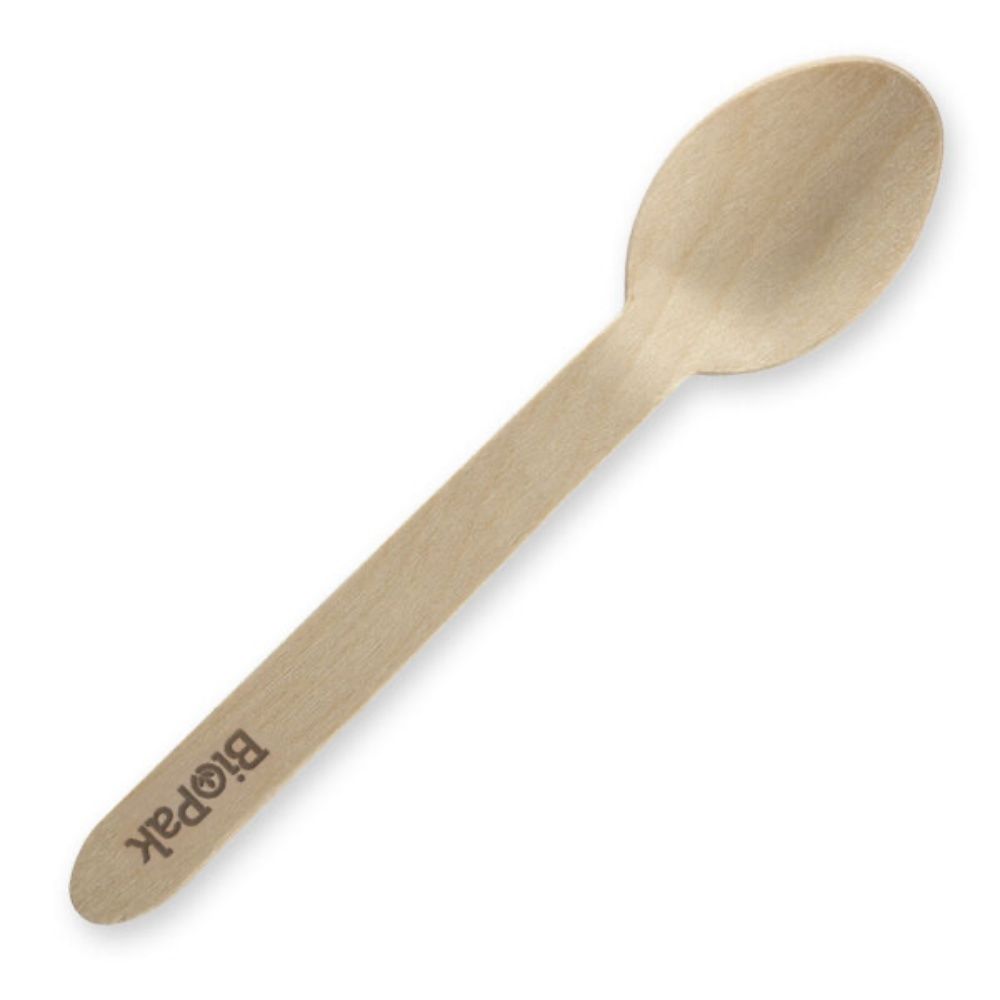 wooden spoon coated 160mm / carton of 2000