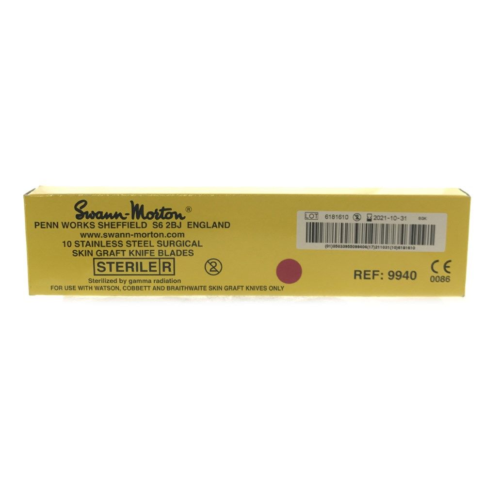 swann morton skin graft blade / box of 10