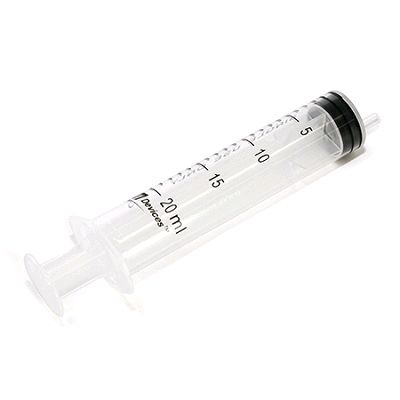 mdevices syringe / luer slip / 20ml  / concentric nozzle /box of 100