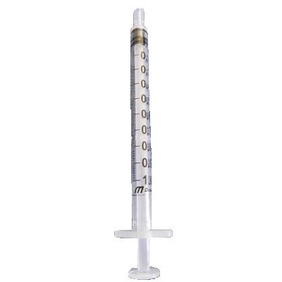 mdevices syringe / luer slip / 5ml  / concentric nozzle /box of 100