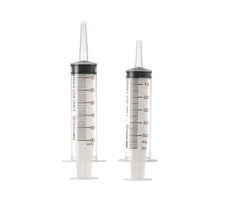 terumo hypodermic syringes without needle / 60ml catheter-tip / each
