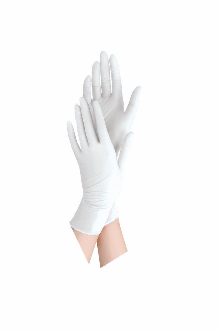 lincon premium latex gloves / powder free / box of 100