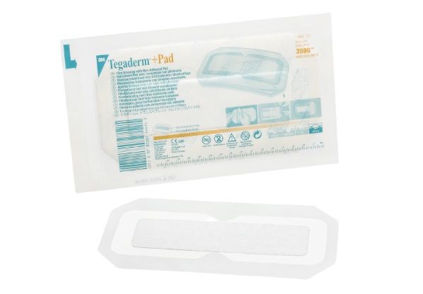 tegaderm transparent film dressing / 9 x 20cm / box of 25