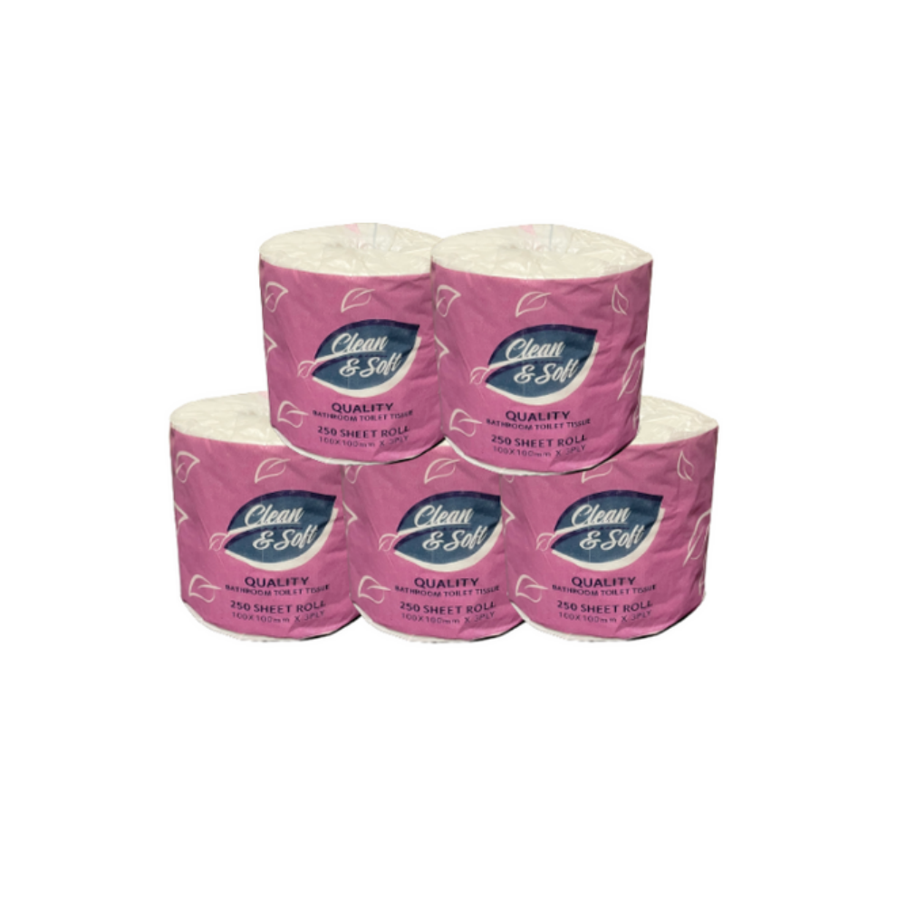 toilet roll / 3ply / 250 sheet / carton of 48