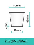 PAPER MEDICINE CUP 60ml - Ctn/2000