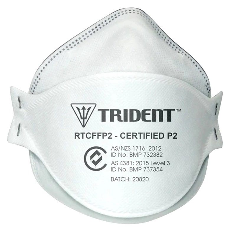 trident surgical n95 face mask / regular / box of 20