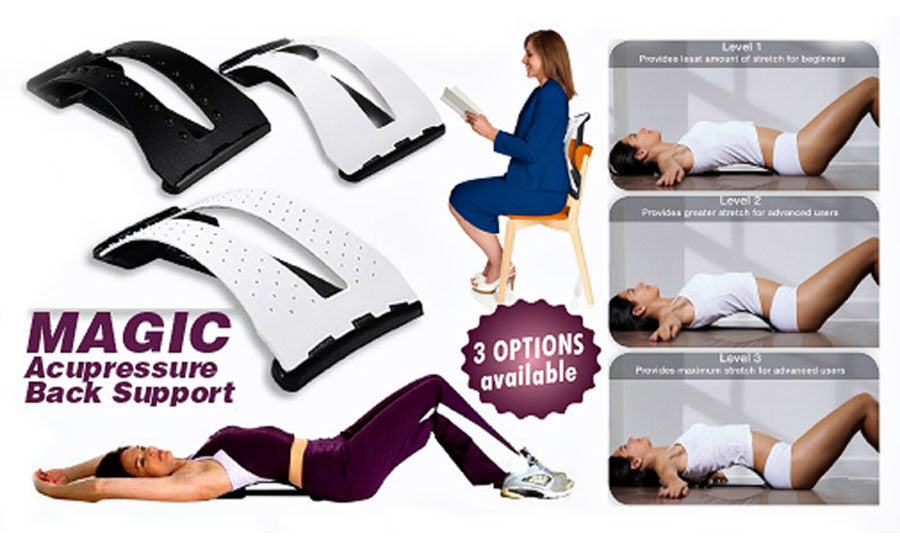 True Magic Back Traction Device – back stretcher.