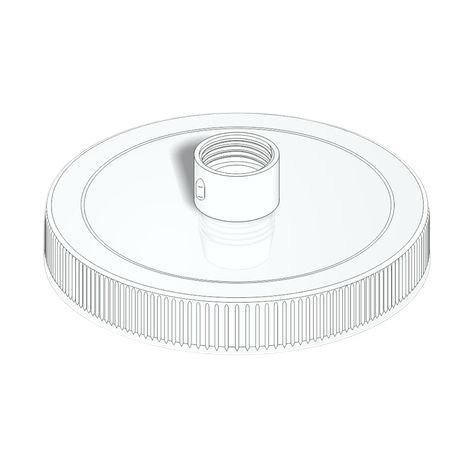urocare drain bottle lid / 2000ml / white