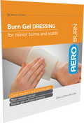 aeroburn burn gel dressing / 20 x 20cm / each