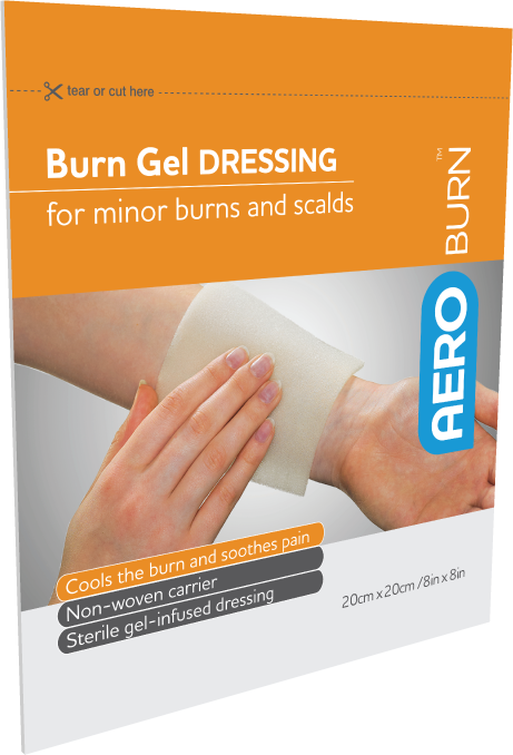 aeroburn burn gel dressing / 20 x 20cm / each