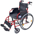 Wheelchair Deluxe Self Propelled - Red