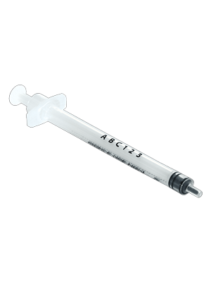 Vernacare Low Dead Space ID 1mL Sterile Syringe Luer Slip