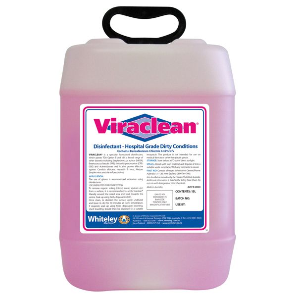 viraclean hospital grade disinfectant / 15l