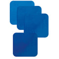 Tenura Anti-Slip Silicone Square Coasters - Blue