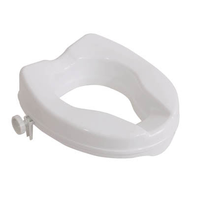 Raised Toilet Seat - 50mm No Lid
