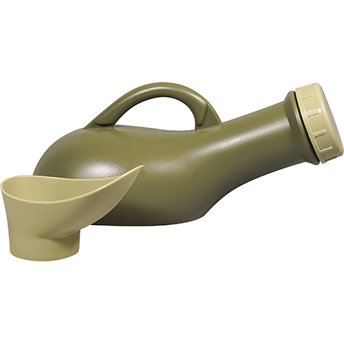 Unisex Male/Female Urinal with Screw Lid
