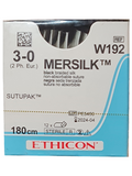 PERMA-HAND* Silk Sutures Black 180cm 3-0 No needle - Box/12