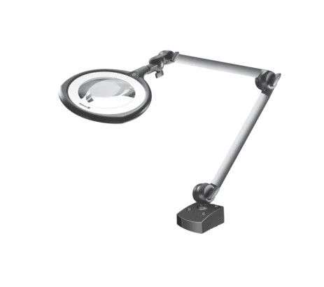 magnifier lamp - waldmann "tevisio" - led - 2x magnification