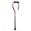 Walking Cane Swan Neck Stable Ferrule - Bronze