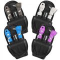 welch allyn pocket led otoscope / opthalmoscope soft case set / purple