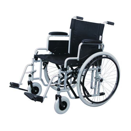 axis wheelchair / bariatic / 22" / self propelled / 160kg