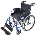 Wheelchair Deluxe Self Propelled - Blue