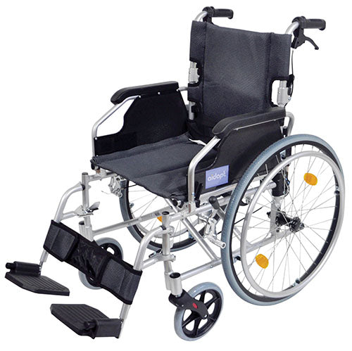 Wheelchair Deluxe Self Propelled - Silver