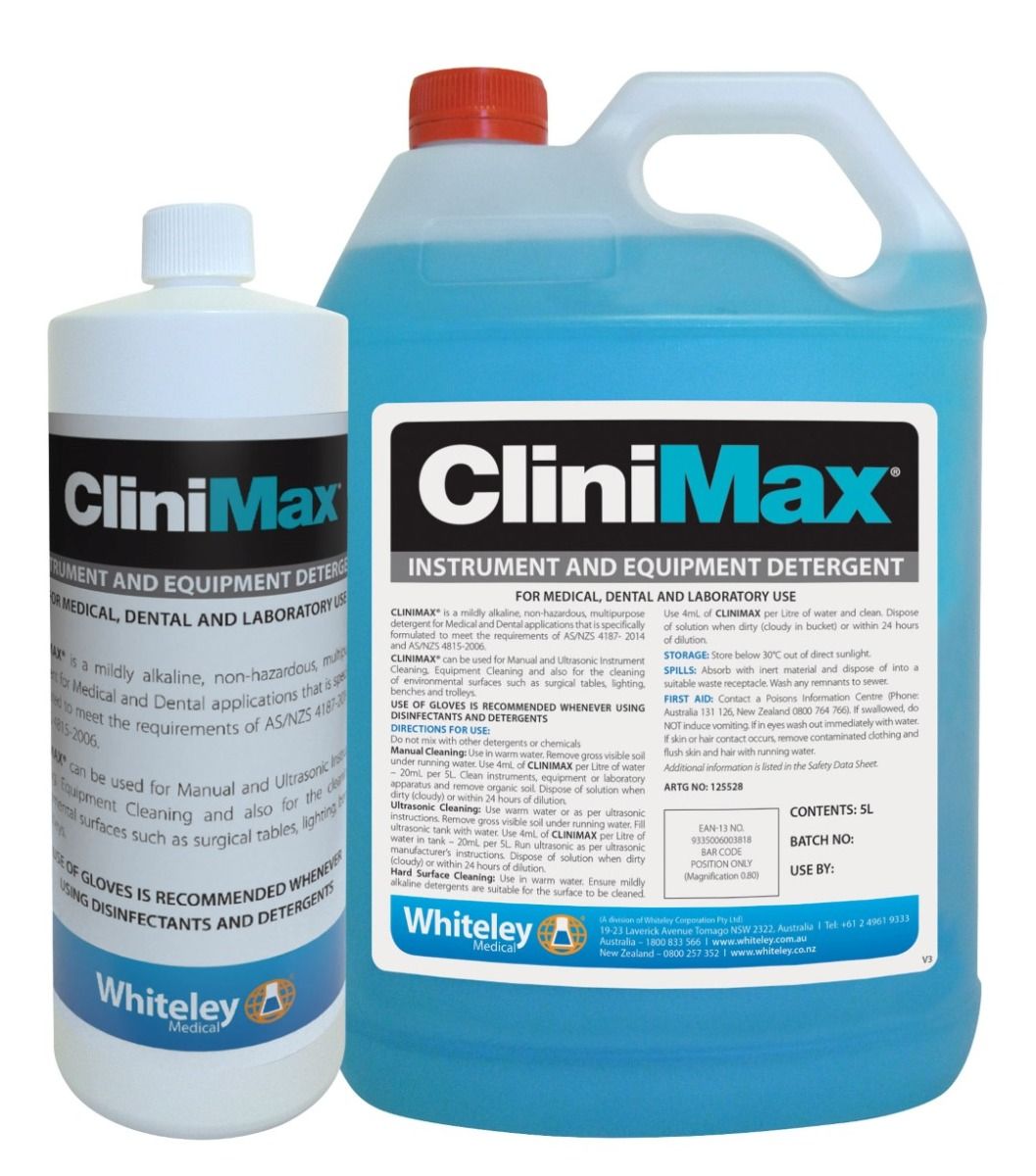 whiteley clinimax instrument detergent