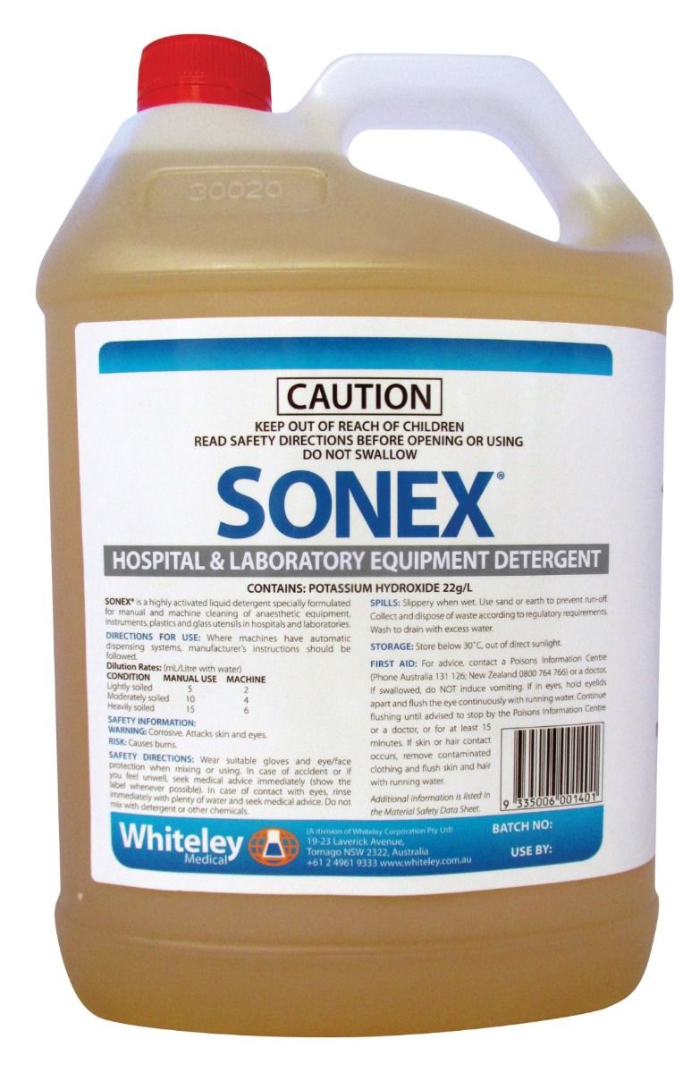 whiteley sonex detergent / 5l