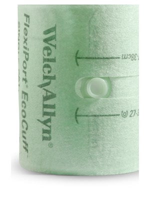 Welch Allyn FlexiPort ECO BP Cuff; Size-11 Adult, Single-Patient Use