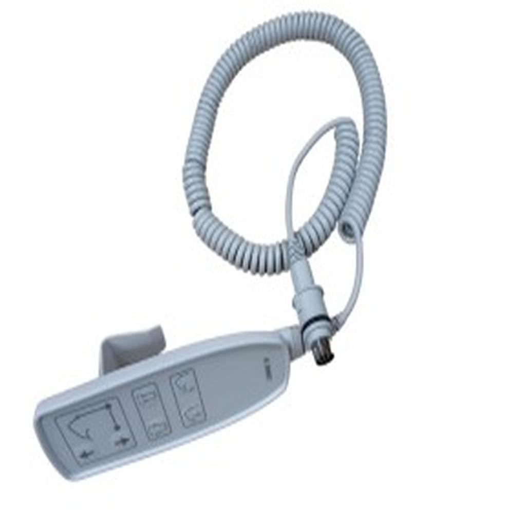 Handset, 6 Button, Grey, 8 Pin DIN (Round) Plug, Linak HB80, to suit Allegro Hoist with Electric Pivot Frame