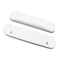 Armpad, 300 x 55mm, Vinyl, White, with 200mm Hole Centres, Kcare, to suit Commode