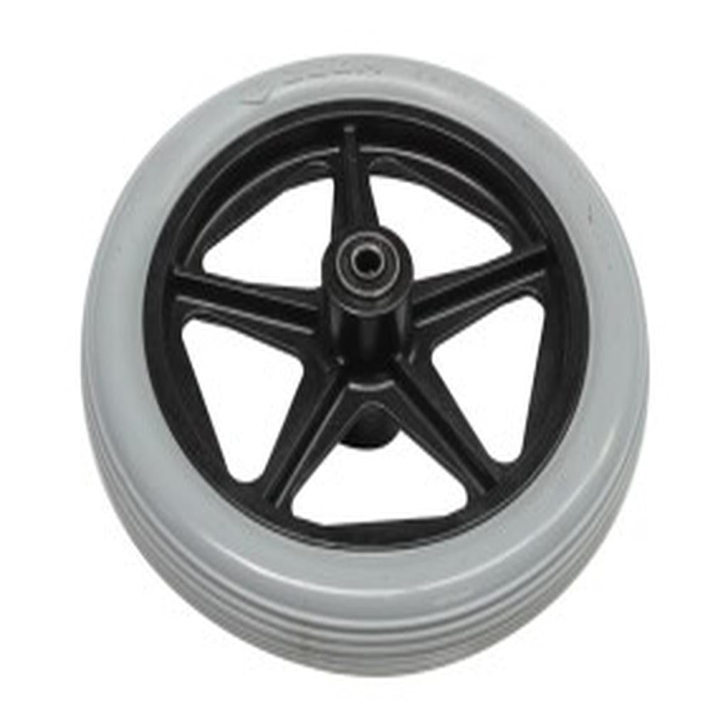 Castor Wheel, Breezy Basix, with Axle, PU, 150 x 32mm (6 x 1 1/4in.), Grey