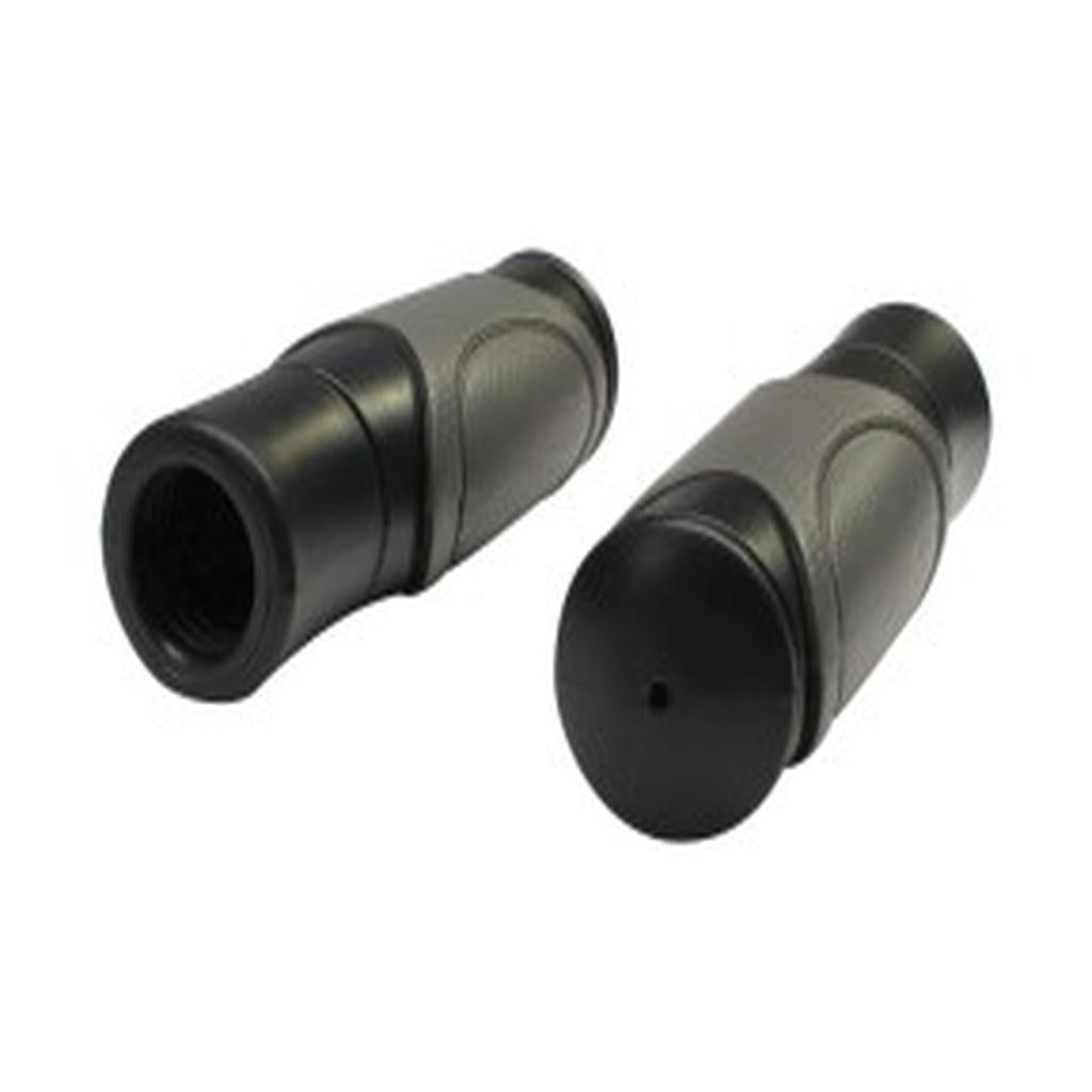 Hand Grips, Ansa, 21mm Int. Dia., to suit Tourer MWC, Rubber, 2 Tone Colour Black/Grey